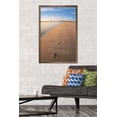 thumbnail image 2 of Footprints in the Sand Wall Poster, 22.375" x 34", Framed, 2 of 3