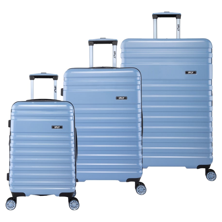 iFLY Hardside Luggage Spectre Versus 3 Piece Set, 20" CarryOn Luggage