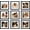 Black, variant on 10x10 Picture Frame Set of 9, Display Pictures 8x8 with Mat or 10x10 without Mat, Multi Collage Gallery Square Photo Frames for Wall or Tabletop,Black