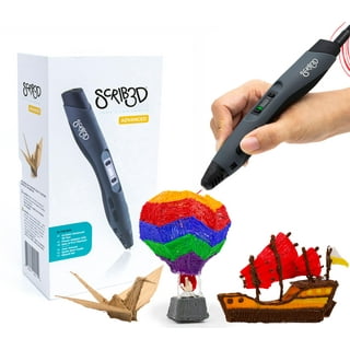 3D Pen w/ 15 Different Color PLA Filament (150 Feet) - FREE Stand - Perfect  for Kids & Adults - Best 3D Printing Pen Starter Kit - Easy Loading - LCD