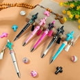 thumbnail image 3 of Beadable Pens 12 Sets Jesus Theme Ballpoint Pens DIY Making Kit with Jesus Cross Silicone Focal Beads Alloy Pendants Assorted Spacer and Tassels (Jesus Theme), 3 of 5
