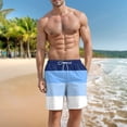 thumbnail image 5 of KPOPLK Mens Swim Trunks 5" Quick Dry Stretch Swim Shorts Mesh Lining Bathing Suits Swimwear Beach Shorts with Pockets(Blue,S), 5 of 9