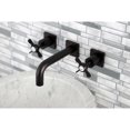 thumbnail image 2 of Kingston Brass KS6125BEX Essex Double-Handle Wall Mount Bathroom Faucet, Oil Rubbed Bronze, 2 of 8