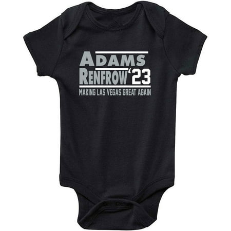 

Raiders Hunter Renfrow Davante Adams 23 Baby 1 Piece