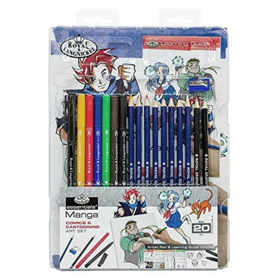 Royal Brush Essentials Manga 20 Piece Art Set