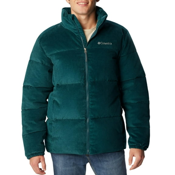 Men's Puffect Corduroy Jacket Puffect Quilted Full Zip Teal