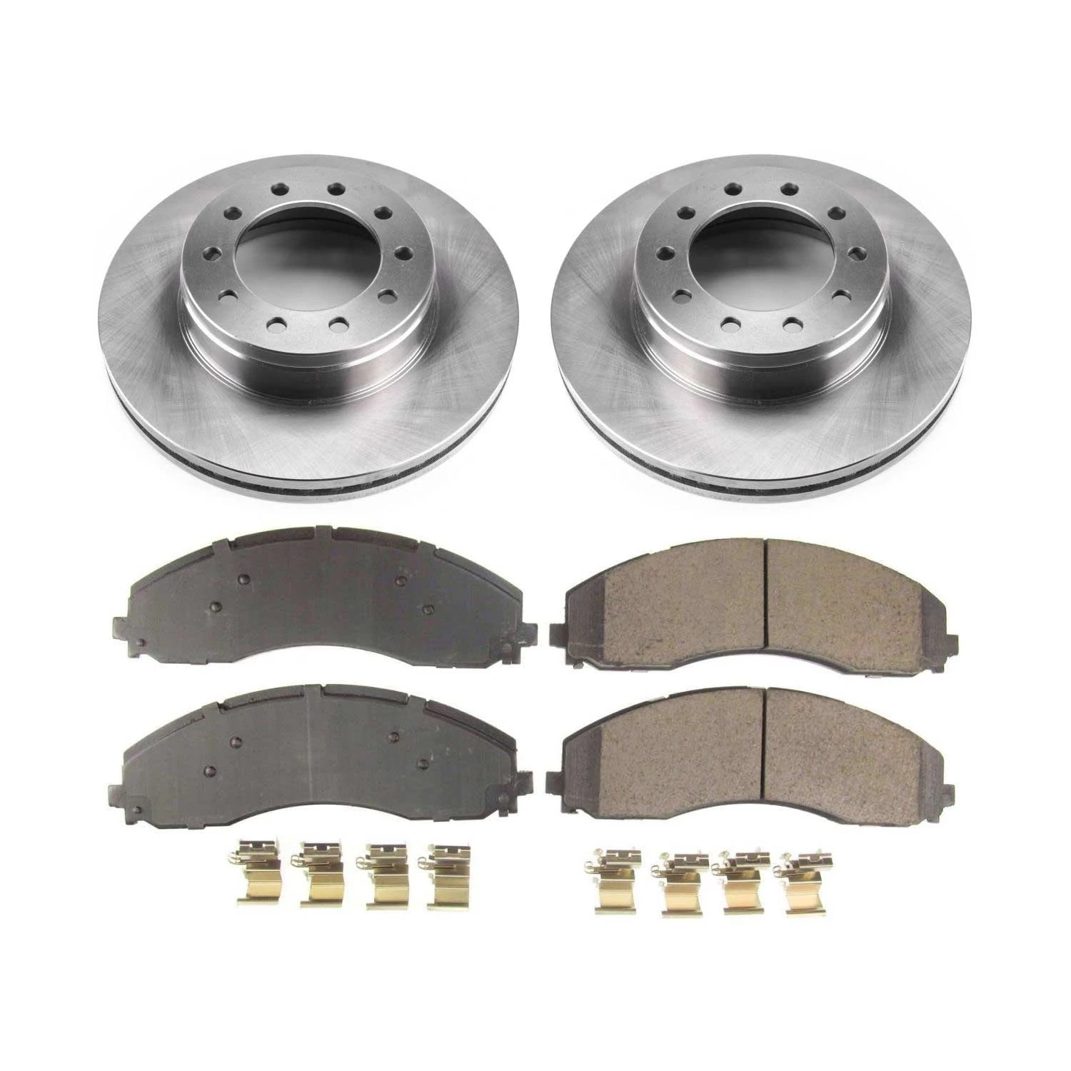 PowerStop Front Stock Replacement Brake Pad and Rotor Kit Fits: FORD Select Models KOE7422