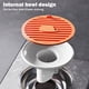 thumbnail image 1 of Drenaje De Piso Drenaje de piso magnético Filtro de inodoro antiolor para baño/cocina (naranja), 1 of 6