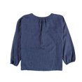 thumbnail image 2 of Soft Joie Womens Andiva Knit Blouse, Blue, X-Small, 2 of 2