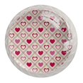 thumbnail image 1 of 4 Pcs Love Pink Knobs for Kitchen Cabinet Cupboard Dresser Bookcase Drawer Pulls Handles Round Home Decor, 1 of 5