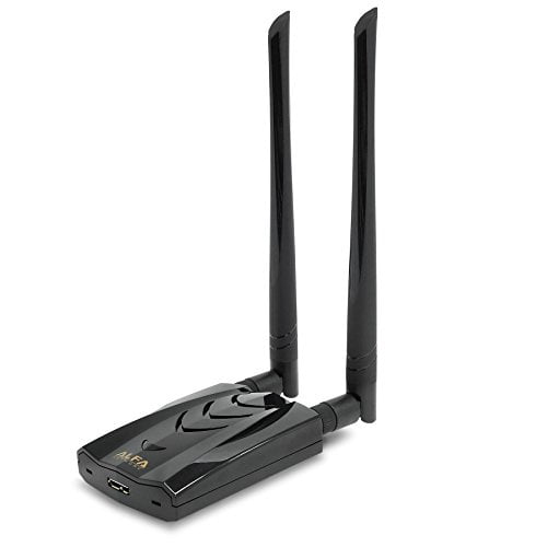 Alfa LongRange DualBand AC1200 Wireless USB 3.0 WiFi Adapter w/2x