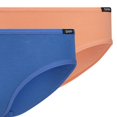 thumbnail image 2 of SKINY Calzoncillos para chicas, paquete de 2 - Calzoncillos Rio, calzoncillos bikini, bragas, algodón stretch Azul/naranja 152 (10-11 años), 2 of 3