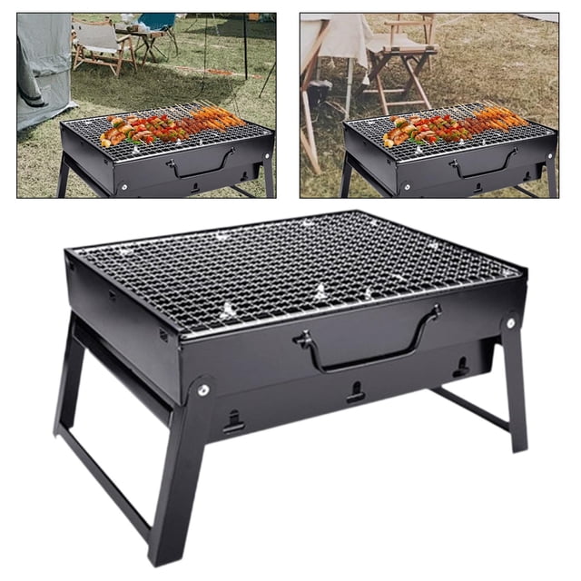 Parrilla de barbacoa Equipo profesional para barbacoa al aire libre para viajes Senderismo Uso doméstico M