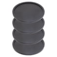 thumbnail image 3 of Miangastore Coasters Black 4Pcs 3.9x3.9in, 3 of 7