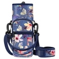 thumbnail image 1 of Funda bandolera para botellas de agua CaseBot Blooming Hibiscus, 1 of 7