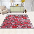 thumbnail image 2 of Yayeee Area Rugs for Living Room 5.2'x4' Non Slip Washable Bedroom Floor Carpet, Sweet Strawberry, 2 of 5