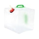 thumbnail image 1 of Bolsa contenedora de agua plegable, jarra de almacenamiento de agua, botella de agua portátil para acampar 15L 26x27x27cm, 1 of 9