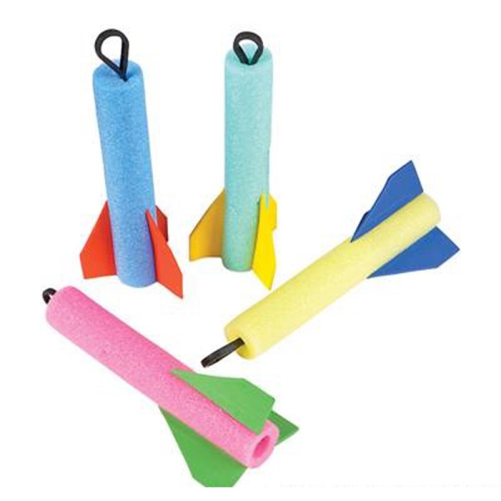 (Dozen) 6.5" Foam Finger Flyer Rockets