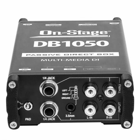 On-Stage DB1050 Passive Multi-Media DI Box