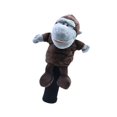 thumbnail image 4 of Funda de cabeza de palo de golf con forma de animal, regalo de golfista de peluche, funda de madera que reemplaza a la elegante chimpancés, 4 of 9