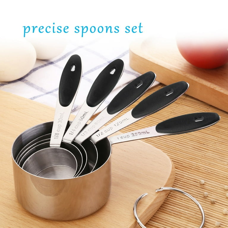 Measuring Spoons And Cups Set, 10pcs Premium Stainless Steel Measuring  Spoons