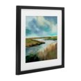 thumbnail image 2 of Stupell Industries Coastal Tranquil Meadow and Wetlands Black Framed Print Under Glass, 13 x 13, by Liz Jardine, 2 of 8