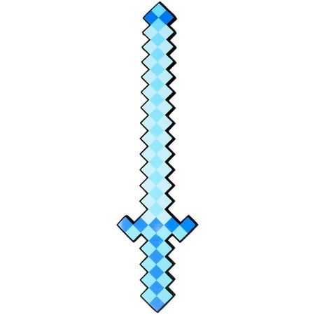 Reenactment Swords - Blue Diamond 8-Bit Pixel 18