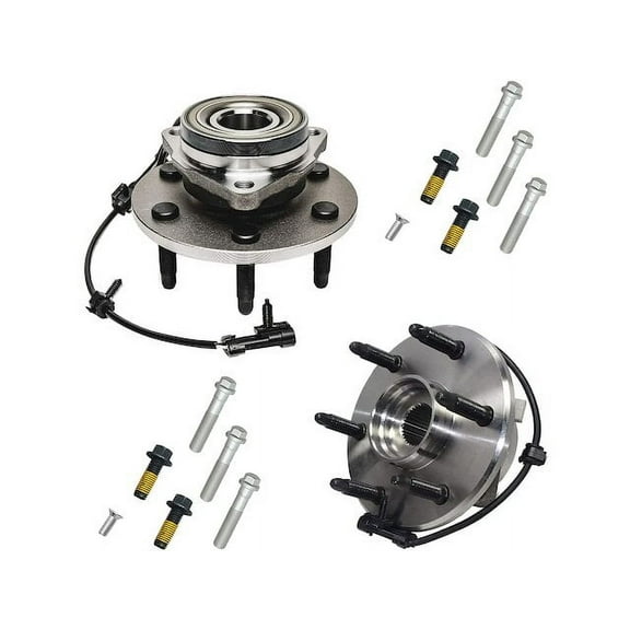 Front Wheel Hub Assembly Set - Compatible with 2000 - 2006 GMC Yukon XL 1500 2001 2002 2003 2004 2005