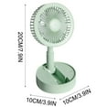 thumbnail image 3 of Harpi Desk Fans Small Quiet, Battery Operated Portable Foldable Standing Fan Rechargeable USB Personal Floor Fan with Adjustment Height Fans on Sale and Clearance, 3 of 5