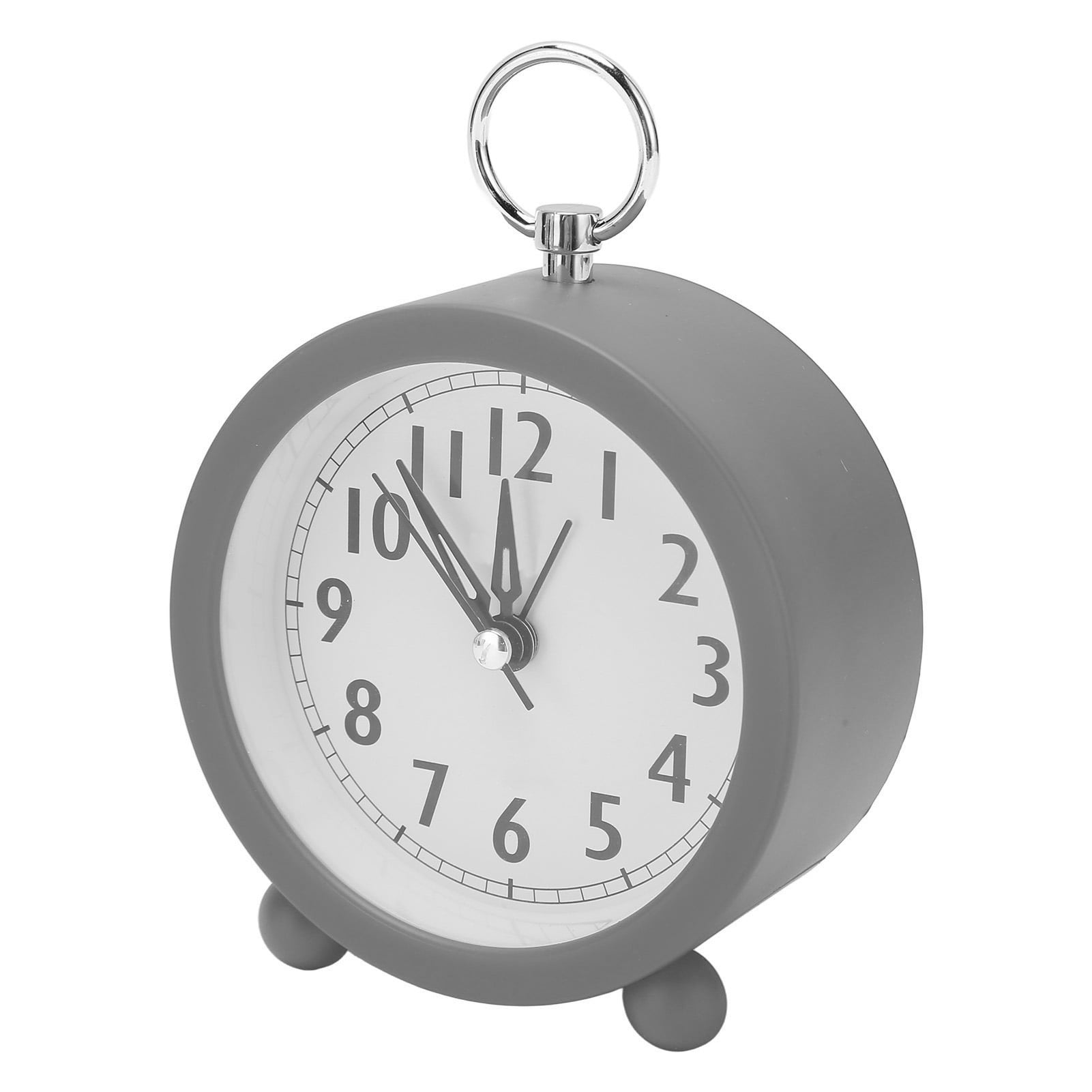 Circular Alarm Clock, Small Circular Alarm Clock Portable AA Battery