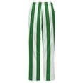 thumbnail image 6 of Aesthetic Patina Green And White Vertical Winter Female Pants Flannel High Waist Women Pants Lady Warm Straight Leg Plush Trousers, 6 of 7