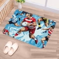 thumbnail image 5 of Football Anti-Slip Polyester Kitchen Mat Indoor Rug Indoor Carpet Machine Washable, 5 of 6