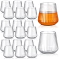 thumbnail image 1 of Copas de vino Suclain acanaladas sin tallo, 400 ml, 20 unidades, PET, 1 of 6
