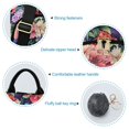 thumbnail image 5 of FORMRS Women's Travel Backpack Purse Anti-Theft Hidden Pockets Casual Shoulder Bag, Vibrant Pink Floral Pattern, 5 of 7