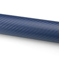 thumbnail image 3 of 3D Carbon Fiber Navy Blue Matte Car Vinyl Wrap Sticker Decal Film Sheet Air Release, 3 of 7