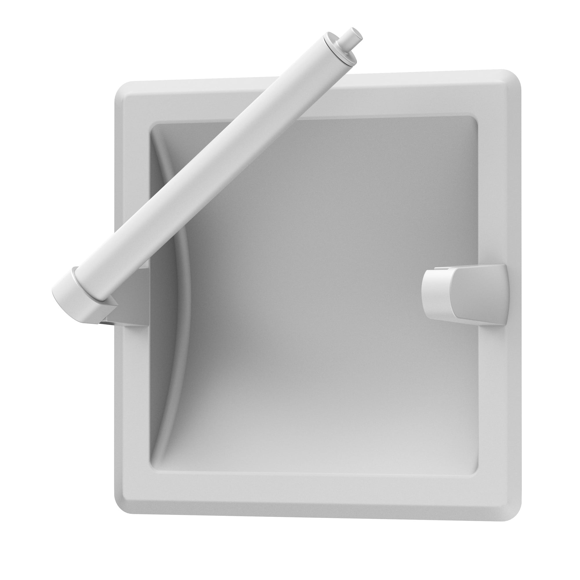 Gatco 752 Recessed Pivoting Arm Toilet Paper Holder, Matte Black