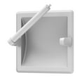 thumbnail image 4 of Gatco 754 Recessed Pivoting Arm Toilet Paper Holder, Matte White, 4 of 7