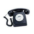 thumbnail image 3 of Teléfono Fijo con Cable Hugo Antiguo Dial Giratorio Negro, 3 of 10