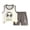 Dark Gray, variant on Toddler Baby Boy Summer Clothes 3 6 12 18 24 Months 2T 3T 4T 5T Boys Outfits 2Pcs Sleeveless Airplane Print Tank Top Quick-Dry Shorts Set (Dark Blue,3-6 Months)