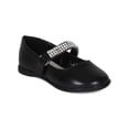 thumbnail image 1 of New Girl Little Angel Kelly-767D Round Toe Rhinestone Mary Jane Ballerina Flat, 1 of 5