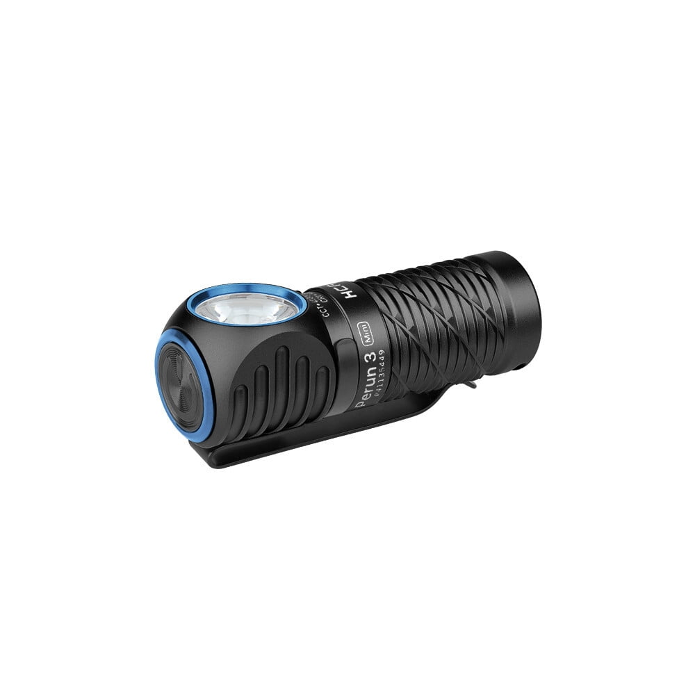 Perun 3 Mini Headlamp & Flashlight with Red and White Light（Black HCRI NW）