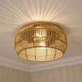 thumbnail image 2 of Golden Lighting Marlee 2-light Flush Mount in Matte Black, 2 of 10