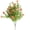 Orange, variant on 1 Pc Artificial Wildflowers Bouquet, 13.39" Faux Plastic Flowers for Window Box Cemetery Decor, Pure White
