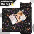 thumbnail image 4 of Colorful Halloween Icons Pattern Toddler Nap Mats for Kids Preschool,50"x20" Sleeping Mat Bag or Kids,Toddler Sleeping Bag,Toddler Nap Mat or Daycare, 4 of 6