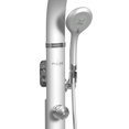 thumbnail image 3 of Pulse ShowerSpas 1017-S Système de Douche en Aluminium Anodisé Bonzai&44; Argent avec Finition Chromée, 3 of 6