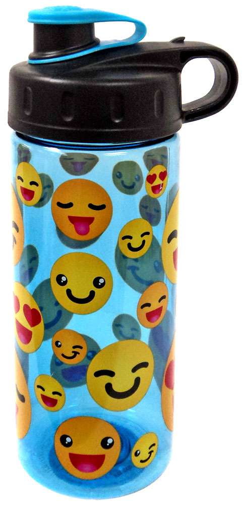 Cool Gear 16 Oz. Smiley Face Emoticon Bubbles Water Bottle
