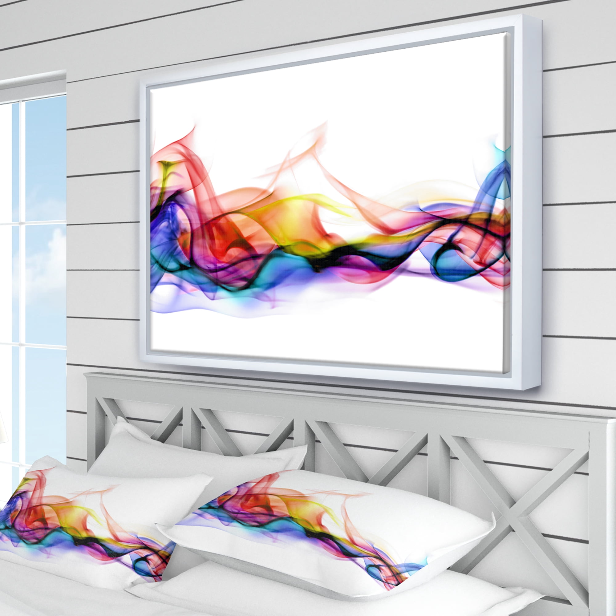 Designart ' Four Seasons Tree ' Floral Art Framed Canvas Print