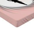 thumbnail image 2 of Ambesonne Fashion Fitted Sheet, Hot Lady Pastel, Queen Size, Black Pink, 2 of 3