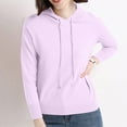 thumbnail image 2 of Ashirexll Hoodies for Women, Womens Hoodies Pullover, Ladies' Casual Color Hooded Sweatshirts Pocket Long Sleeve Sweater Jacket, 2 of 7