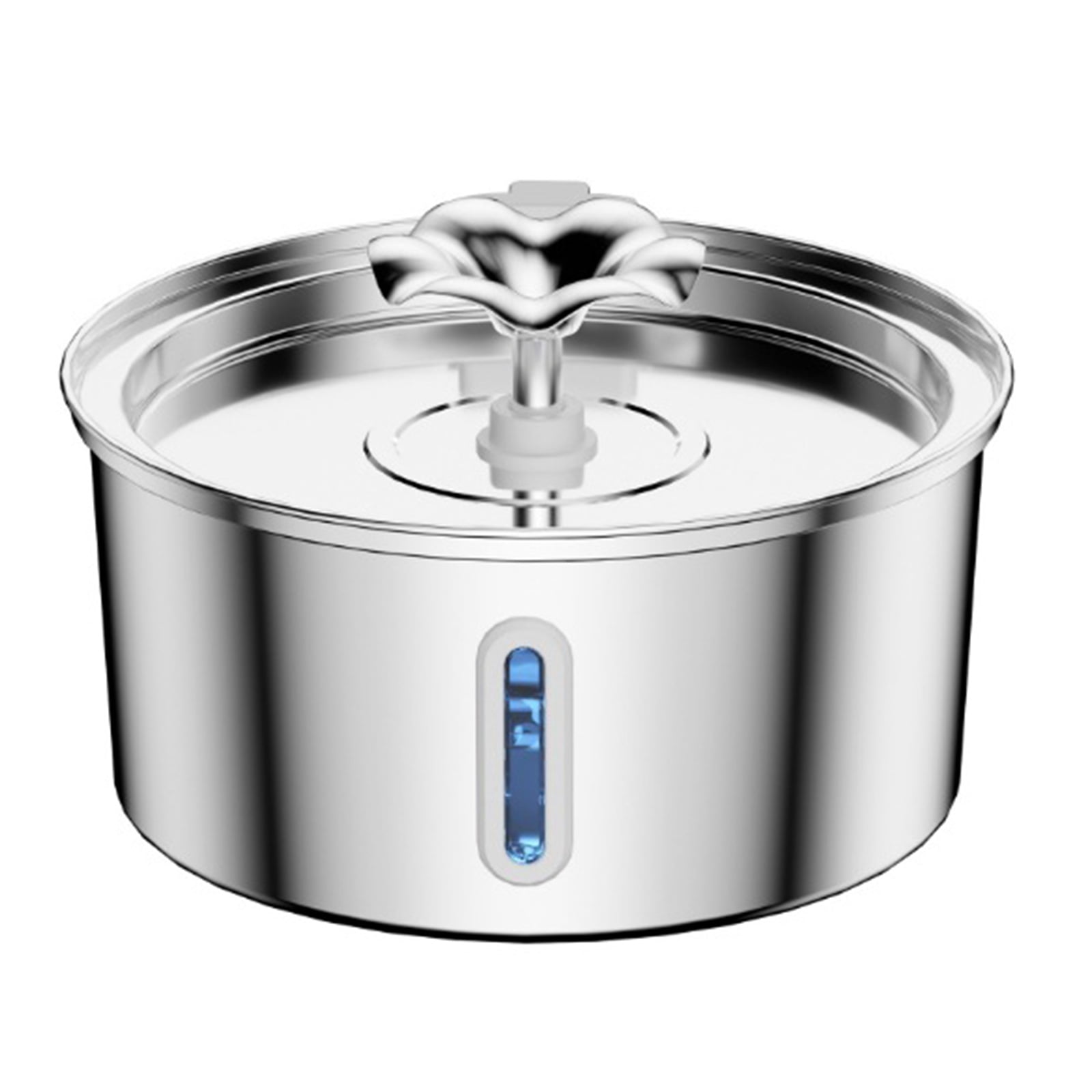 Automatic Pet Water Fountain Electric Waterer Bowl Water Dispenser for Cats Dog Water Purifiers Stainless Steel Fountain